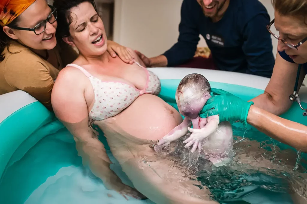 Benefits of Waterbirth for Mothers & Centers